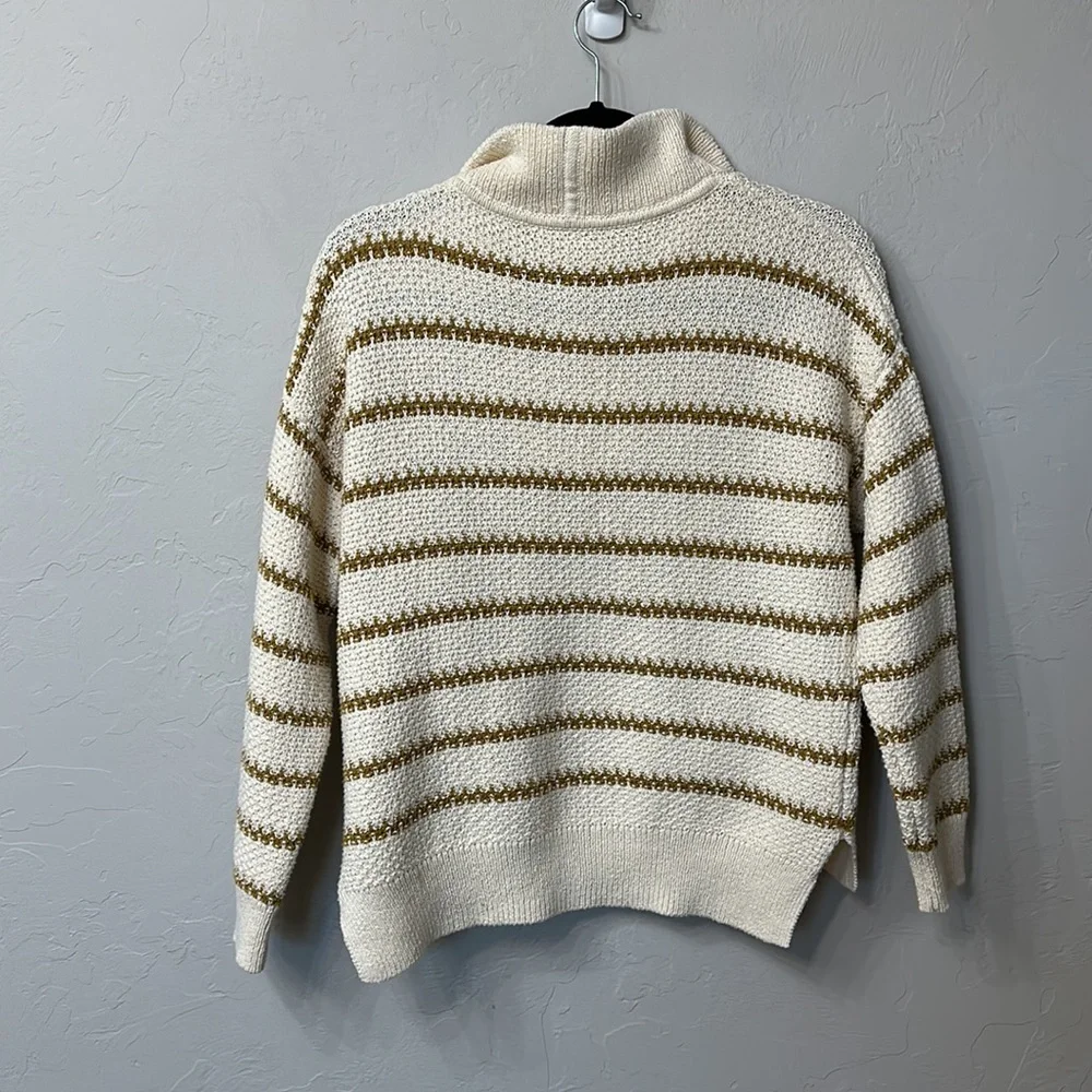 Madewell cream striped sweater size small.NWT - Picture 11 of 12